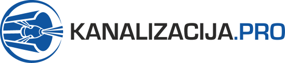 Kanalizacijos profesionalų logotipas