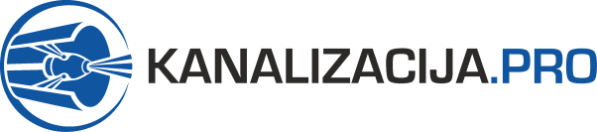 Kanalizacijos profesionalų logotipas